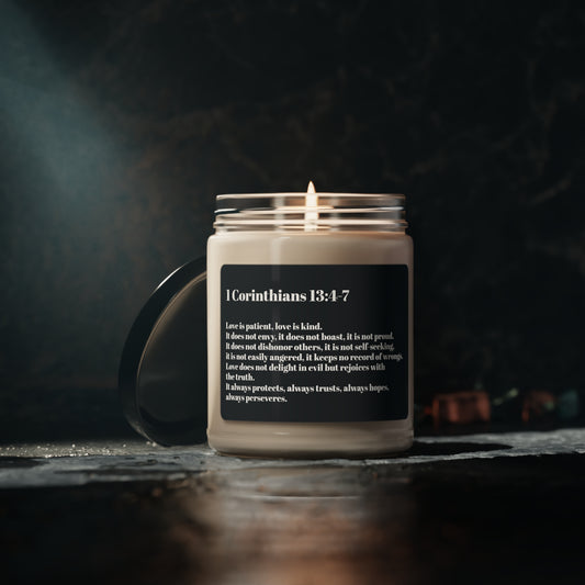 The "1 Corinthians 13:4-7" Candle