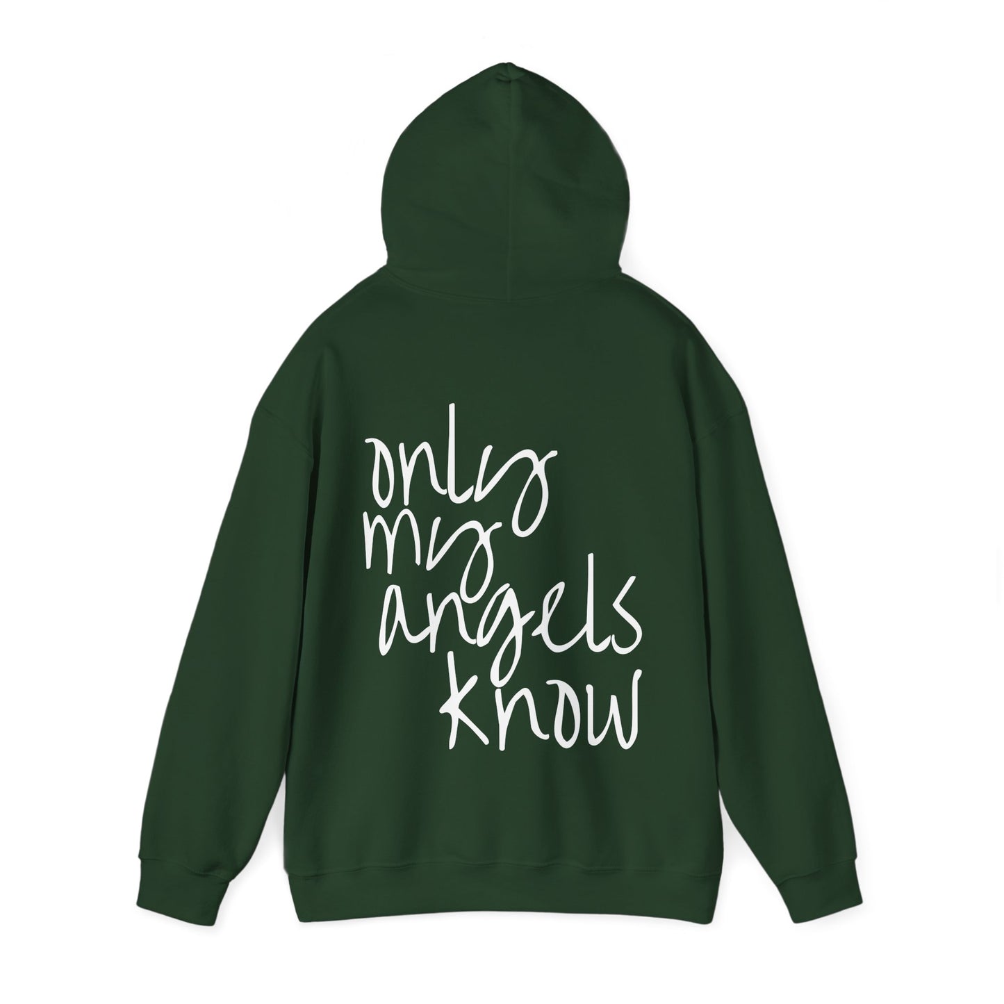 The "Only My Angels Know" Hoodie (Green Edition)