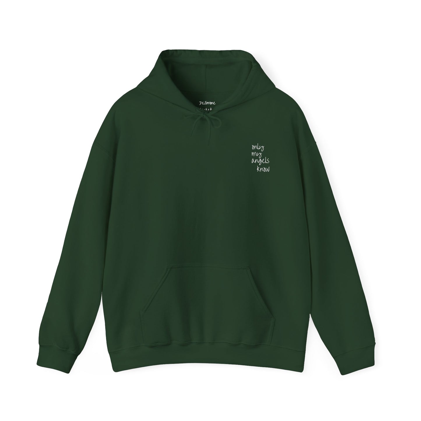 The "Only My Angels Know" Hoodie (Green Edition)