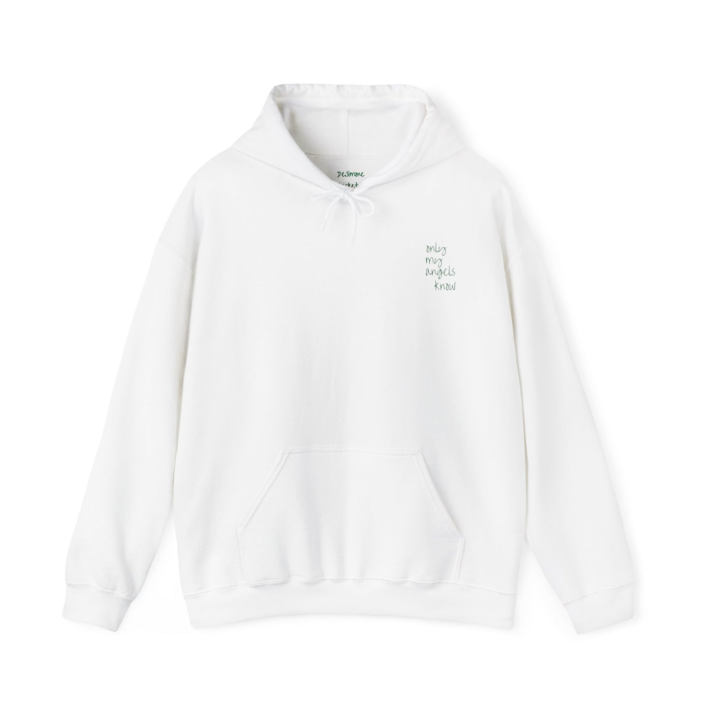 The "Only My Angels Know" Hoodie (Green Edition)